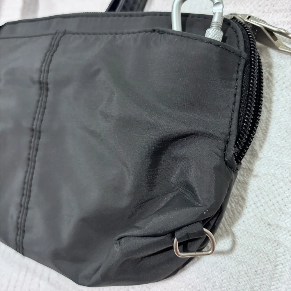 Travelon Black Crossbody Bag with Silver Accents - Picture 5 of 10